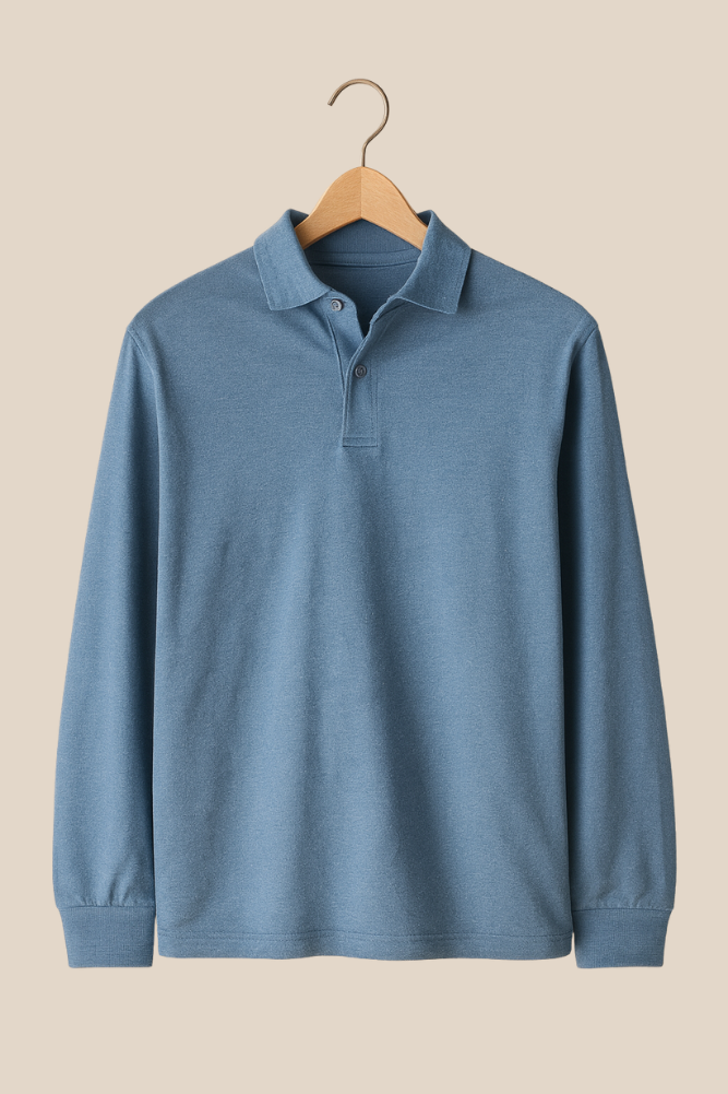 Mathias® | Lyxig långärmad polo