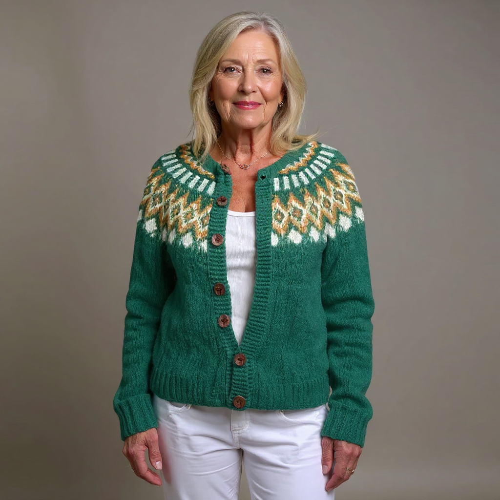 Natalia | Vintage stickade kofta