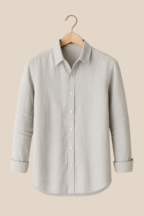 Scandia Mode ™ Klassisk och avslappnad sommar skjorta