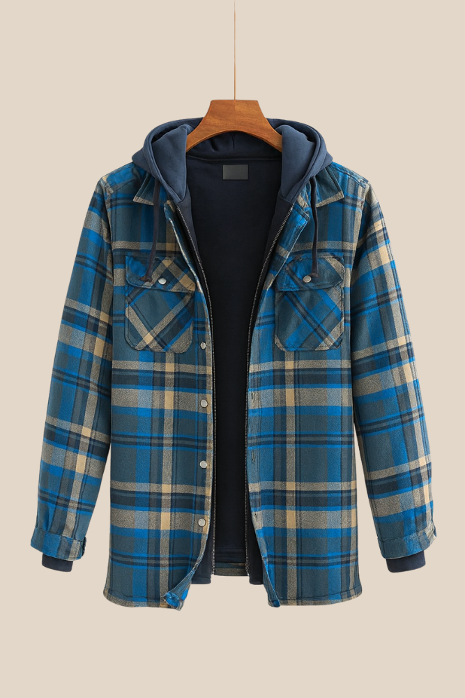 Adrian™ | Patchwork-jacka med rutmönster