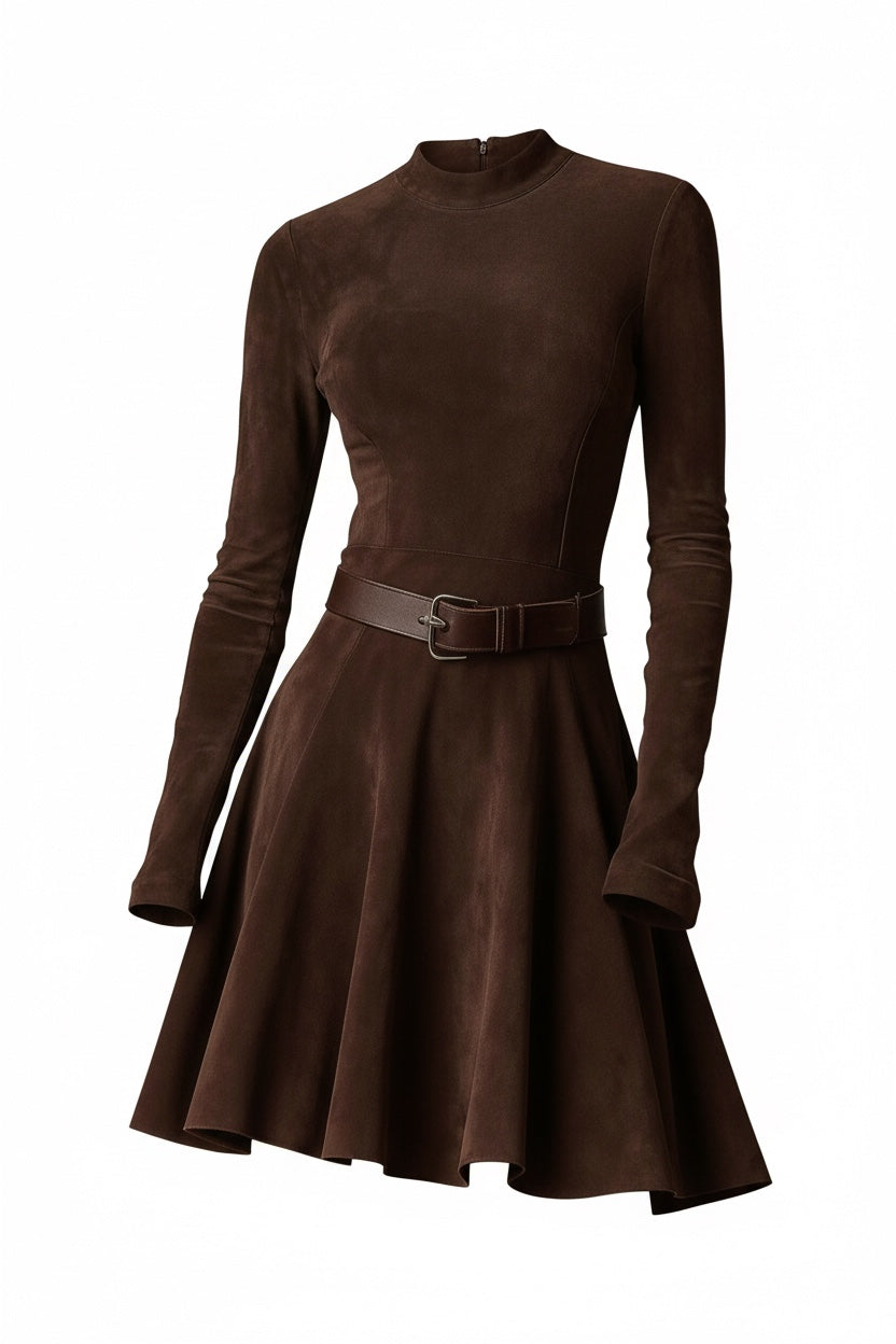 Meredith | Mini Klänning i Vintage Sämja